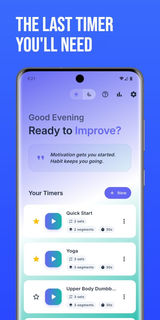 Complete Interval Timer app screenshot 1